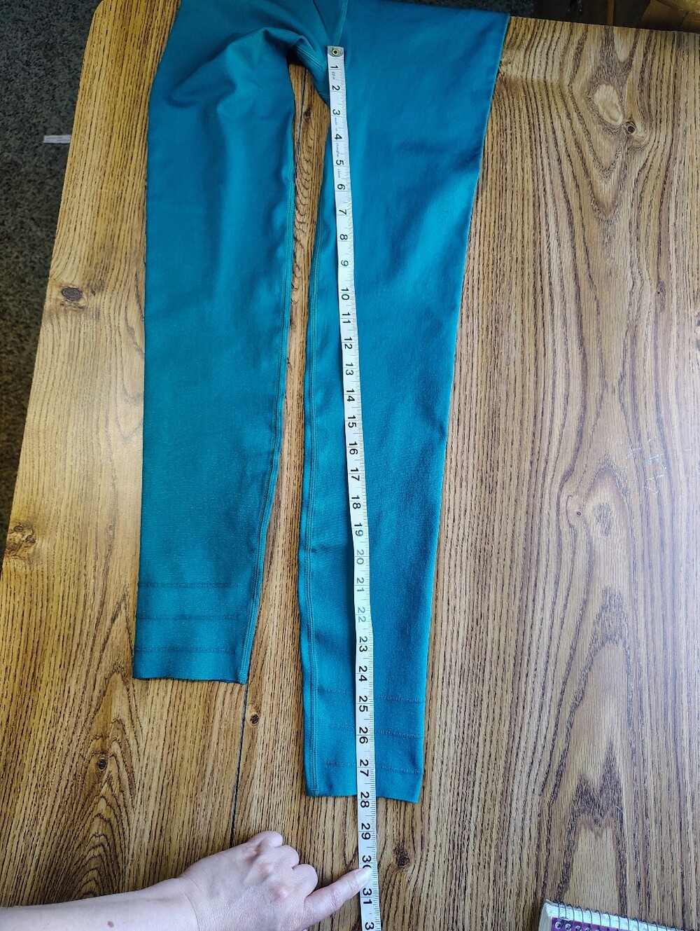 NWT Fabletics High Waisted Sculpt Knit Performance Classic Legging Green sz L. - Picture 12 of 14